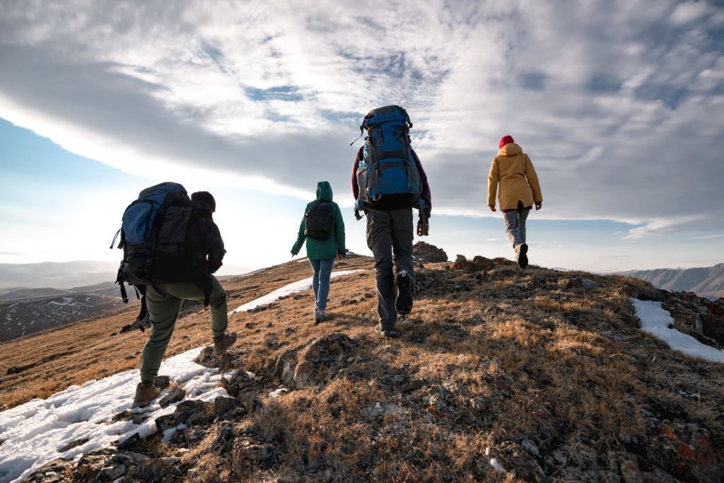 Hiking as a type of physical activity