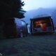 camping in a minivan