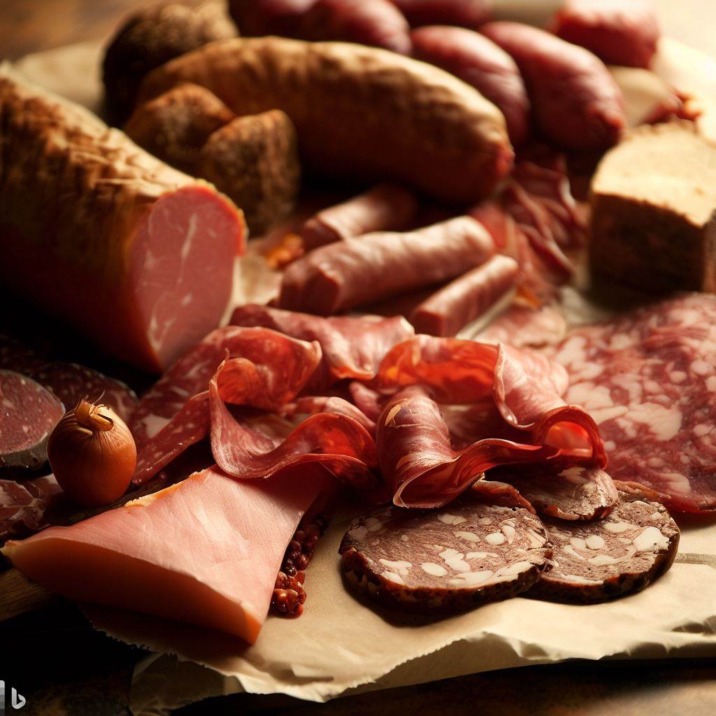 charcuterie on butcher paper 
