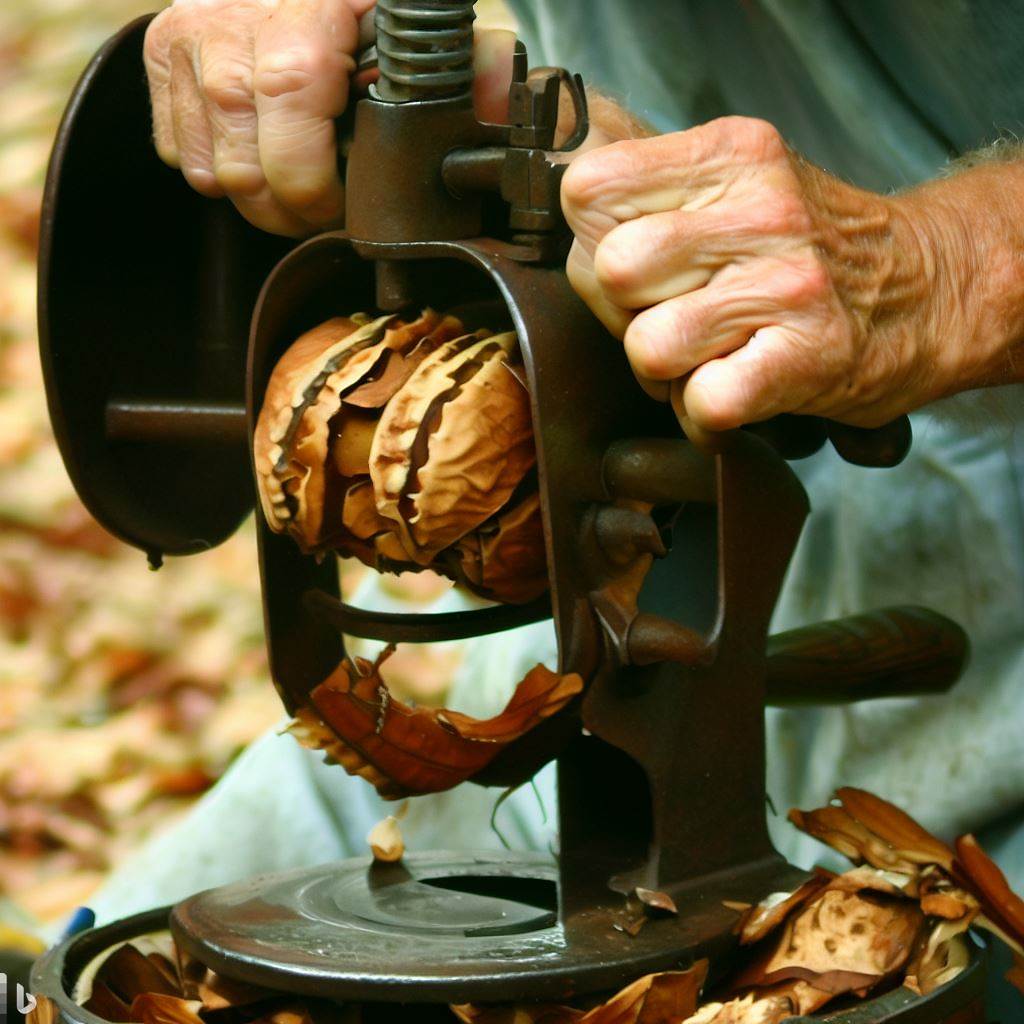 hickory nut sheller