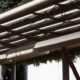an attached pergola