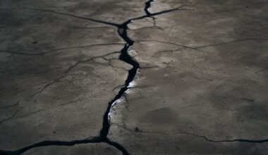 cracks in patio concrete