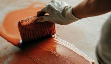 how to clean red clay stains from concrete