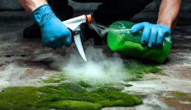how to kill algae on concrete
