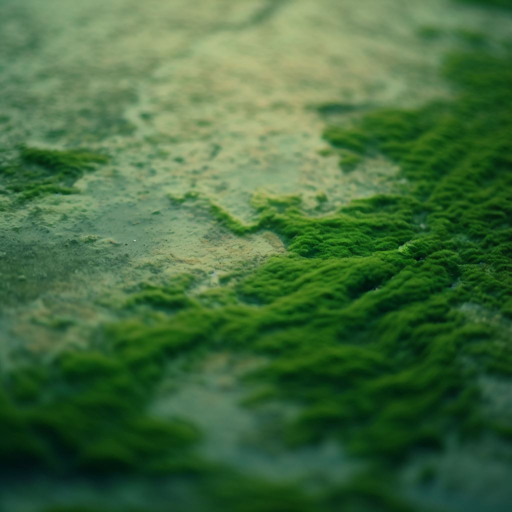 kill algae on concrete