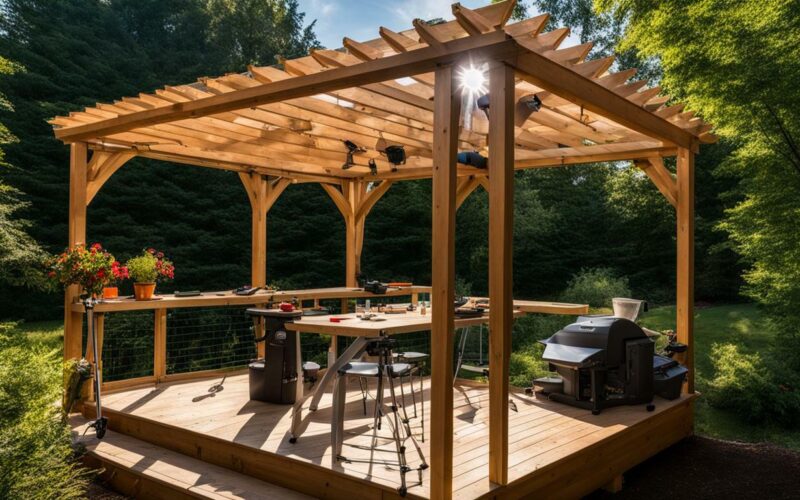 can a gazebo be installed on a deck
