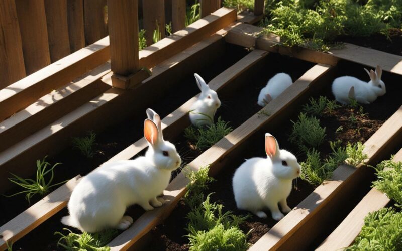 remove rabbits from under deck