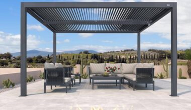 Aluminium pergola