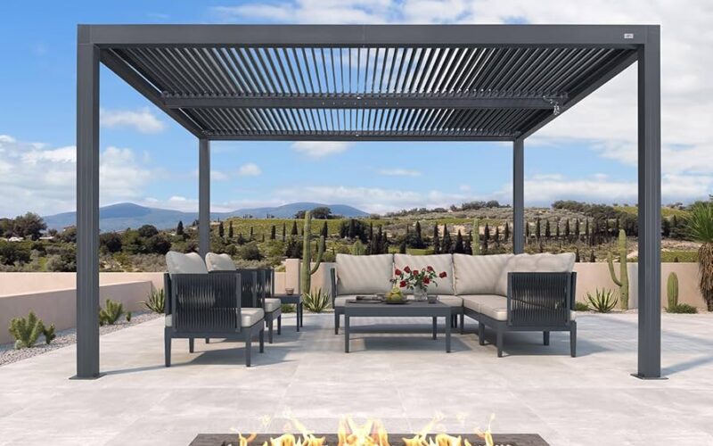 Aluminium pergola