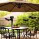 Removing bats in patio umbrella