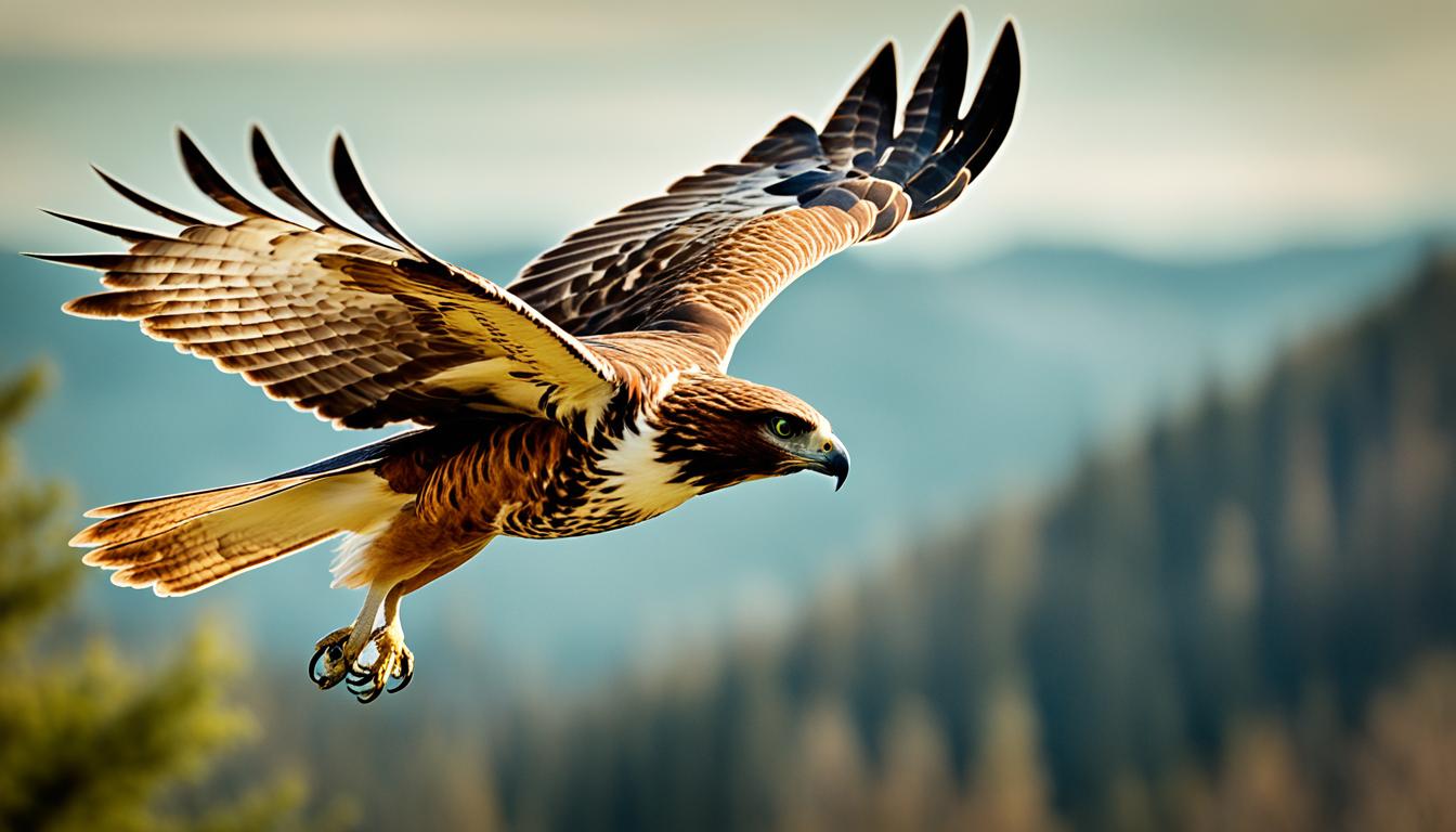 what does it mean when a red-tailed hawk visits you