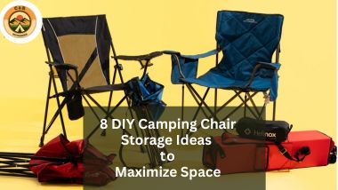 DIY camping chair storage