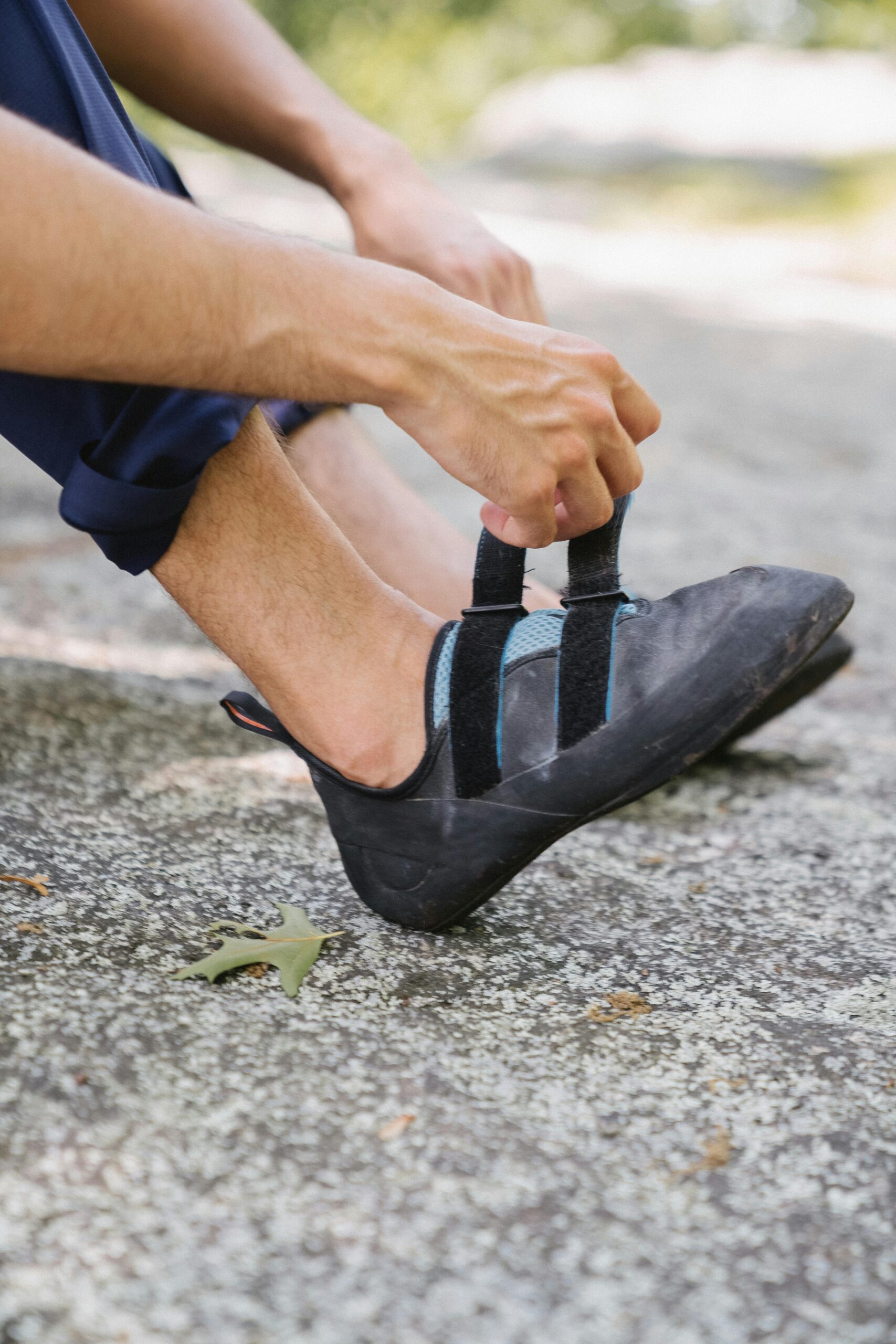 velcro (strap) climbing shoes