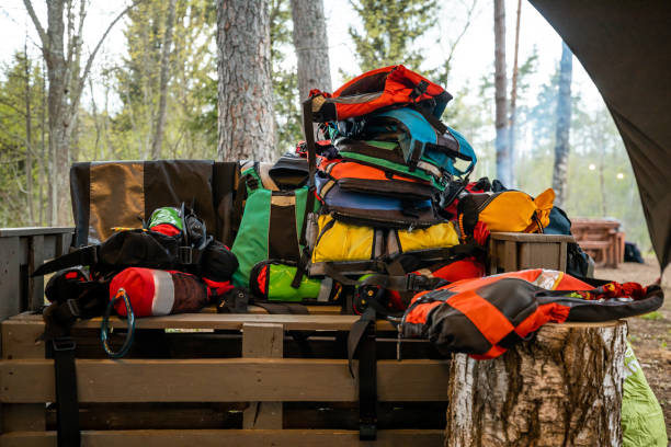 Waterproof camping storage items