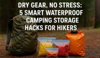 waterproof camping storage