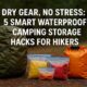 waterproof camping storage