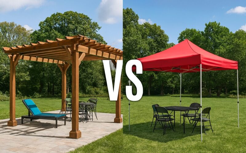 Pergola vs Canopy