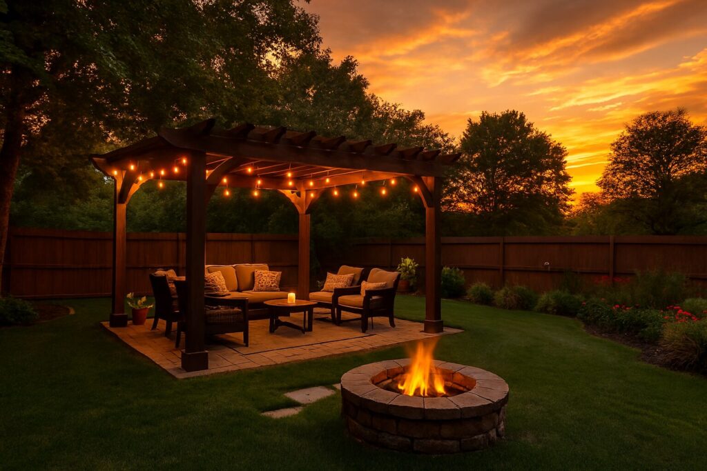 Where to place pergola in backyard to create perfect outdoor retreat