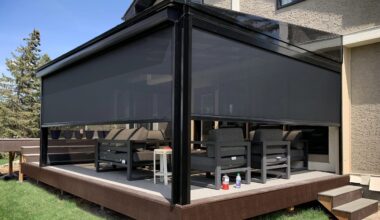 pergola wind protection